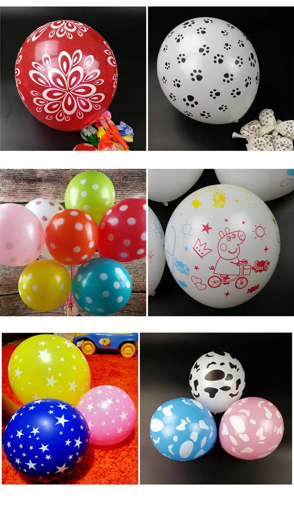 Большие латексные романтические круглые шары Decahedron с принтом на свадьбу, день рождения, праздник, украшение для свадьбы, Globo 100 шт