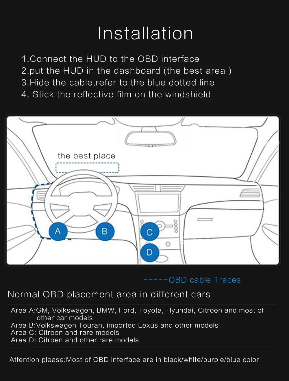 GEYIREN X6, автомобильный HUD OBD II, дисплей на голову, система Предупреждение о превышении скорости, проектор, лобовое стекло, авто, Электронная сигнализация напряжения