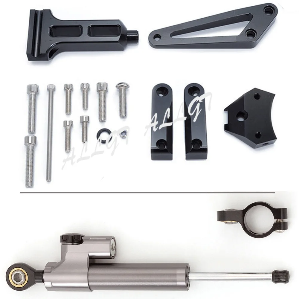 

New Aluminum Steering Damper Stabilizer Mounting Set For Honda CB1300 2003-2008 2009 2010 2011