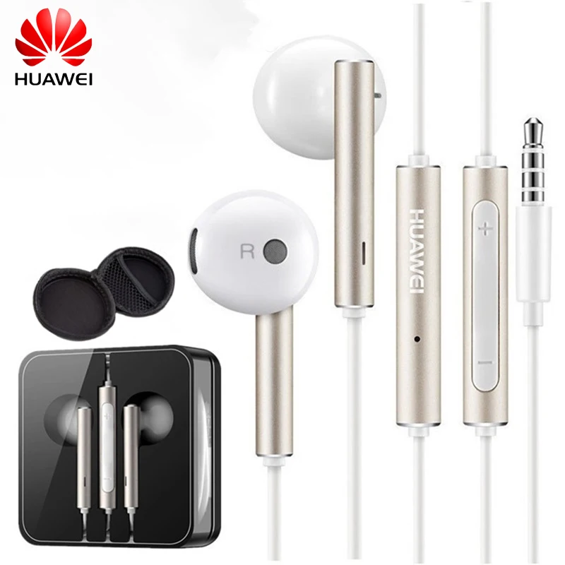 

Original HUAWEI Honor AM116 Earphone Metal With Mic Volume Control For HUAWEI P7 P8 P9 Lite P10 Plus Honor 8 10 5X 6X Mate 7 8 9