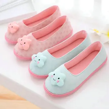 

new fashion Cotton Home clouds Slippers Women Indoor Shoes For Bedroom House Adult Guest Soft Bottom Flats women shoes