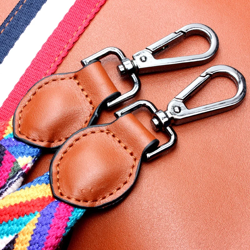 Women's new leather fashion simple shoulder bag Europe and fashion leather leather buckle zipper tote