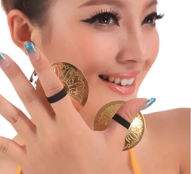 

Belly Dance Finger Cymbals Zills Belly Dancing Accessories Decoration on Sale