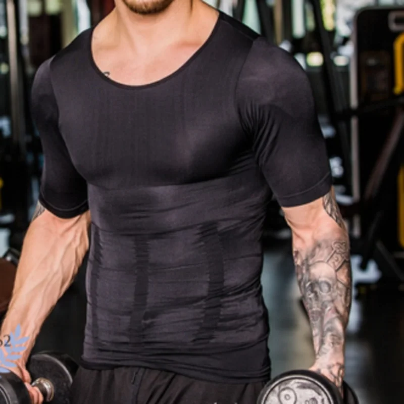 

Funklouz Body Build Compression Men Shirt Shaper