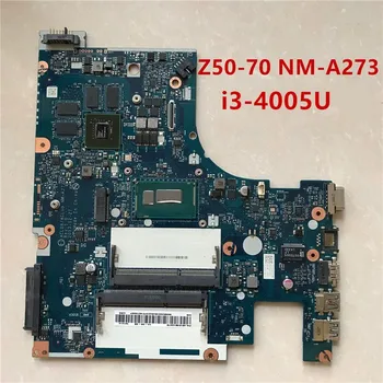 

High quality For G50-70M G50-70 Z50-70 Laptop Motherboard With SR1EF i3-4005U ACLUA/ACLUB NM-A273 GT840M 100% fully tested