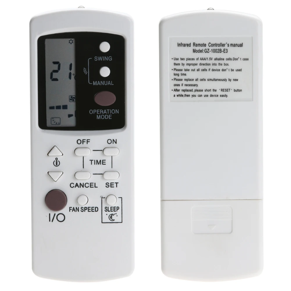 

Universal Air Conditioner for Galanz GZ-1002A-E3 GZ-1002B-E1 GZ-1002B-E3 GZ01-BEJ0-000 Remote Control A/C Remote Control Unit