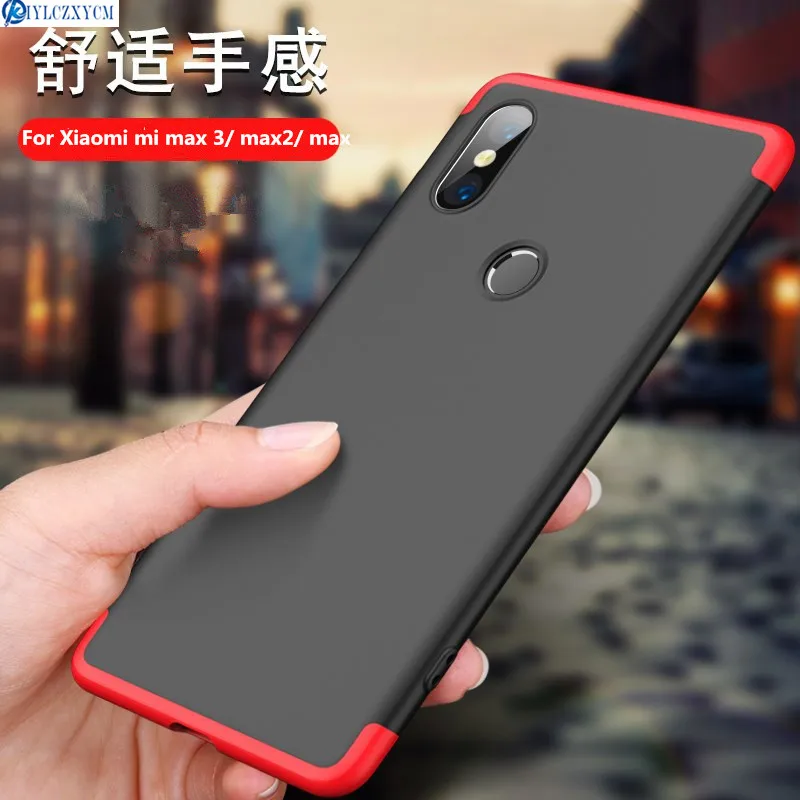 KIYLCZXYCM Coque For Xiaomi Mi Max 3 Case 360 Full Protective 3in1 Hard Matte Cover 2 Max2 Max3 Phone |