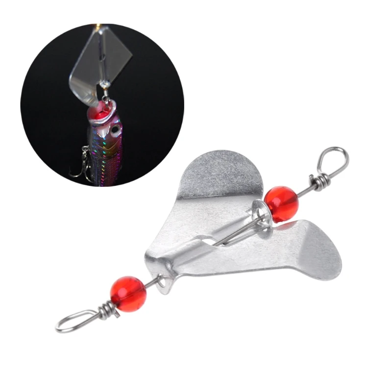 

Fishing Sequin Rotating Spinner Hard Metal Baits Spoons Wobbler Tackle Luminous Fishing Equipment