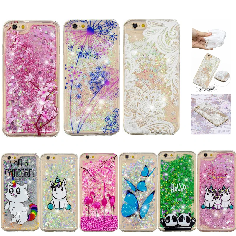 

Quicksand Liquid phone cases for iphone X XS MAX XR case Silicone Soft Back cover For iphone 5 5s SE 6 6S 7 8 PLUS case coque