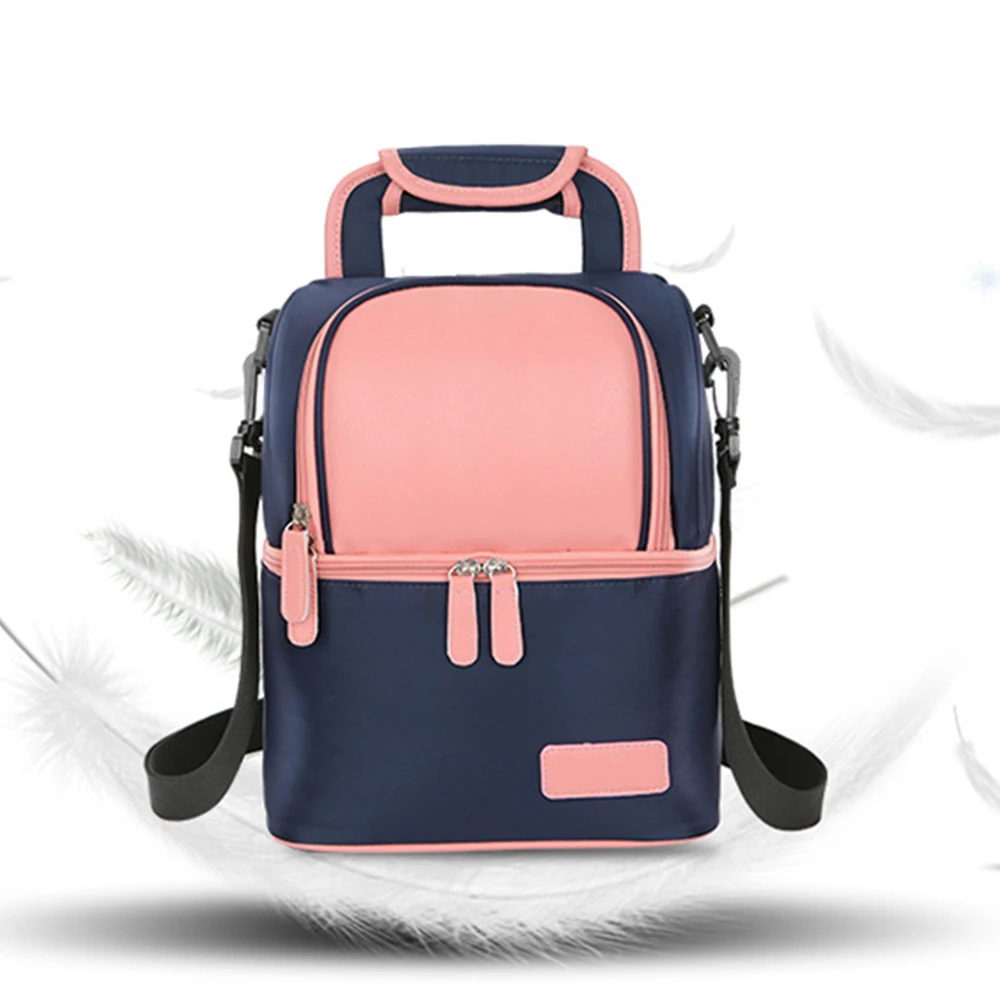 

Double Layer Thermal Bag Baby Food Mochila Termica Baby Bottles Portable Insulation Breast Milk Bags Waterproof Bag For Bottles