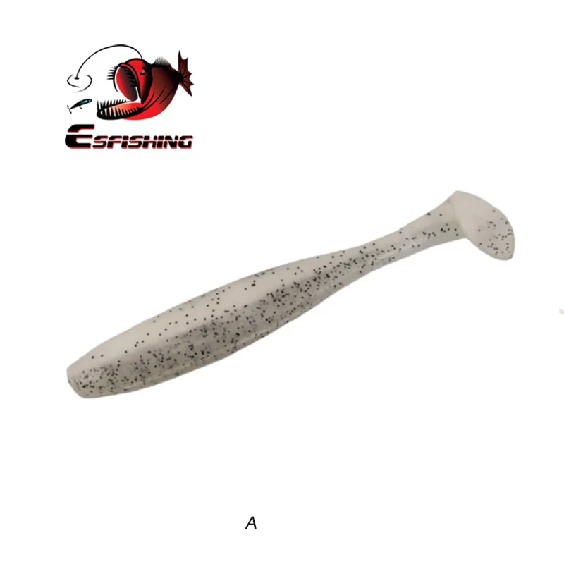 Esfishing ES Easy Shiner Shad 50 мм 76 мм 100 мм 180 мм Рыболовная Приманка Мягкая наживка для ловли карпа T Tail воблеры Isca - Цвет: A