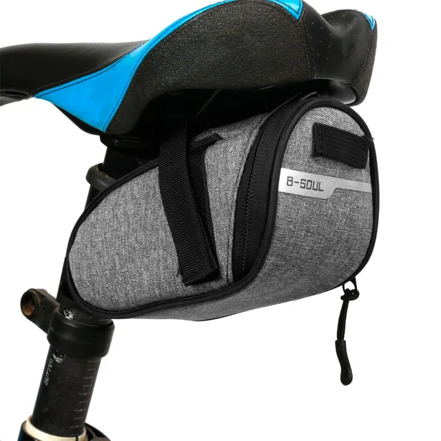 US $3.92 Bsoul Portable Waterproof Bike Saddle Bag Portable Cycling Seat Pouch Bicycle Tail bags Rear Panni
