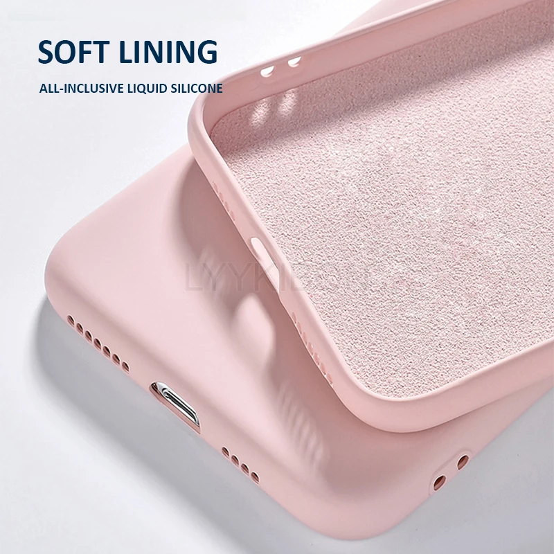 

Ultra-thin liquid silicone Case Redmi 6A 6 Note 7 Pro Go K20 Pro For Xiaomi MI A2 9 8 SE 6 6X A2 MIX 2S 2 3 MI8 Mi9 Case Cover