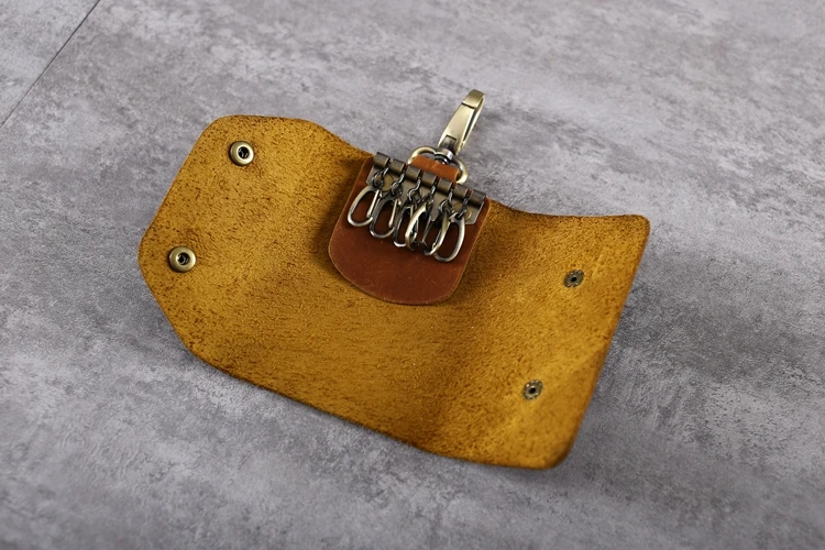 leather key pouch