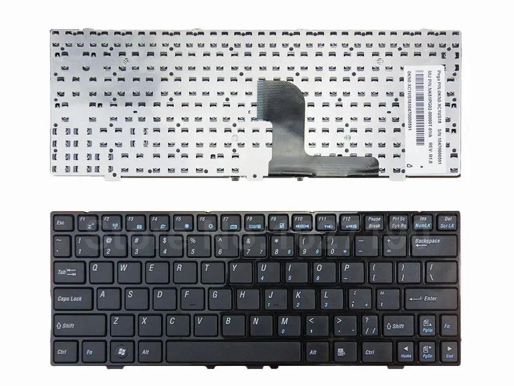 Laptop Keyboard for MEDION AKOYA E6224 MD98152 MD98162 MSN30014389 30014445 Black with Frame Swiss SW V111430AK2 