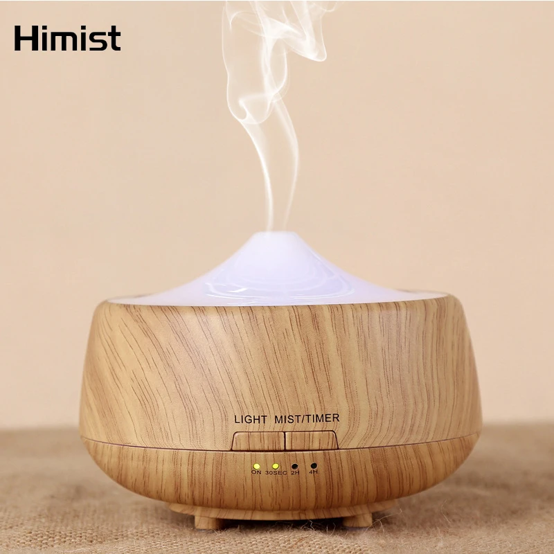 

Ultrasonic Cool Mist Air Humidifier Timing Function Aromatherapy Mist Maker Electric 250ml Home Essential Oil Aroma Diffuser