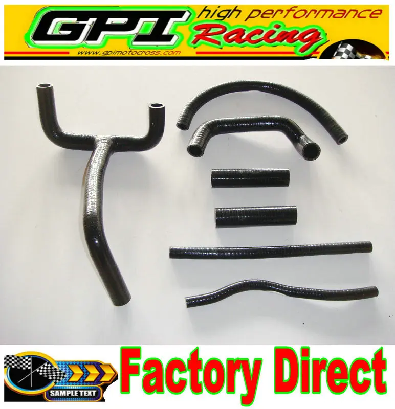 

GPI High performance silicone radiator hose for KTM LC4 620 625 640 660 BLACK