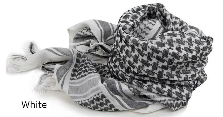 Хит! Маскировка шарфы шемау тюрбан, головной платок армии США арабский SAS шемаг яшма Арафат BlackHawk Тактический галстук - Цвет: 3