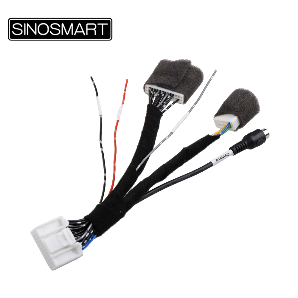 Sinosmart C24D 24 PIN кабель для Nissan 1 2 3 поколения с соединитель OEM мультимедиа Системы, не повреждая при этом автомобильных проводов