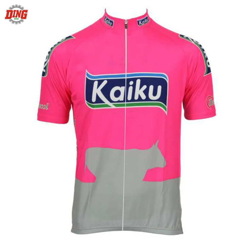 2019 New men Short sleeve cycling jersey bike wear pro team pink