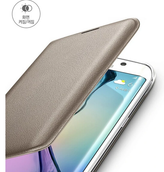 Новинка Автоматический Режим сна 1:1 оригинальный кожаный флип чехол для samsung galaxy