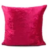 Ice Silver Velvet Pillow Solid Colorr Luxury Pillowcase Cushion Home Decor For Living Room Sofa Custom Throw Pillow 40/45/50/60 4