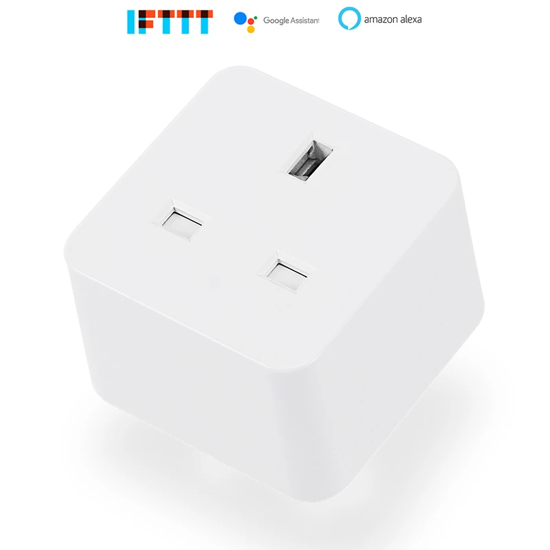 Умная розетка YOSYN UK Wi Fi умная с дистанционным голосовым управлением
