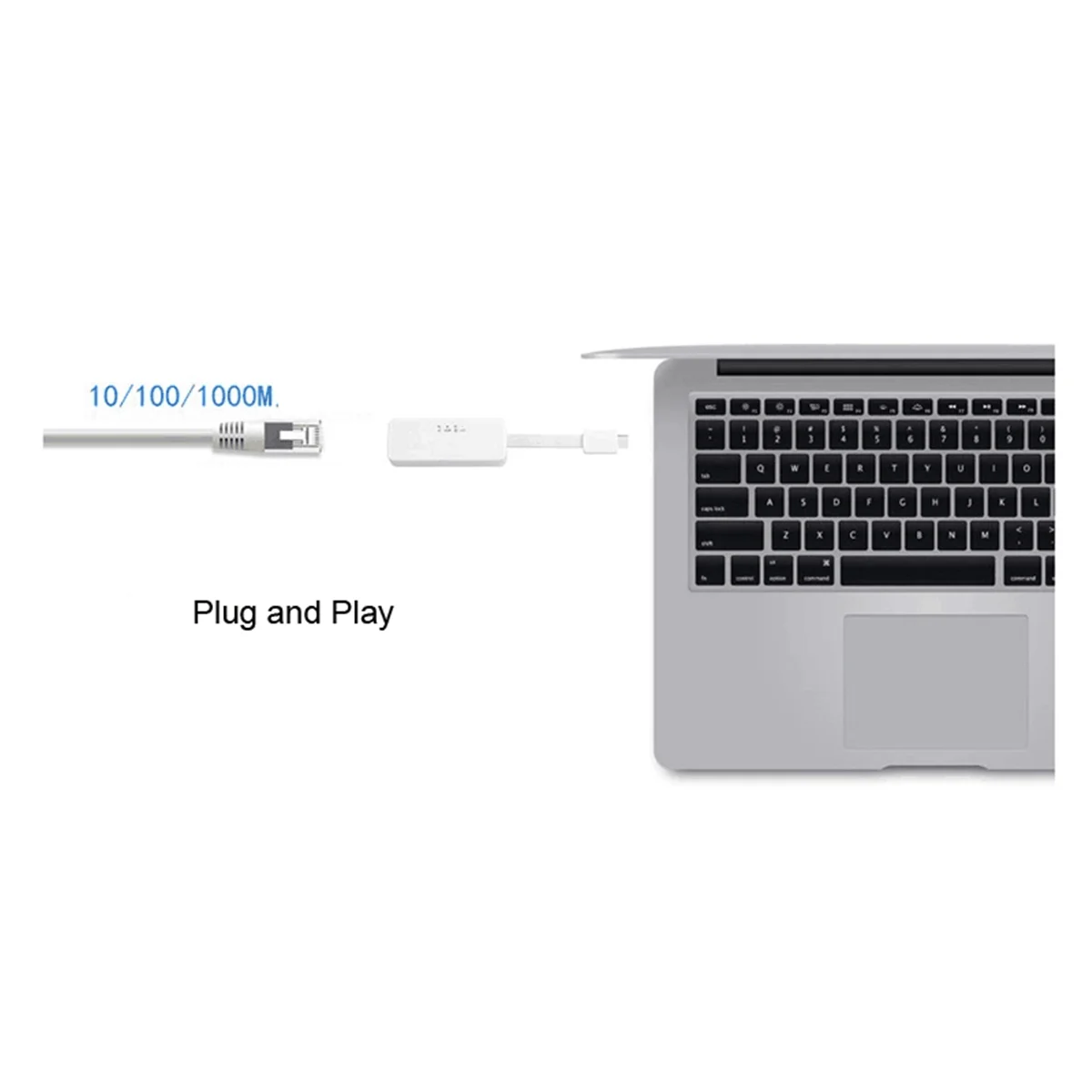 DIEWU низкая Мощность USB3.1 c Gigabit Ethernet адаптер