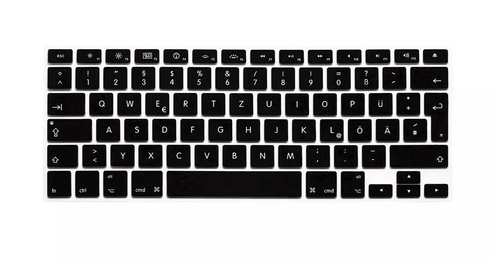 Для Macbook Air Pro Retina 13 &quot15&quot 17 &quotОбложки для ноутбука европейские немецкие буквы