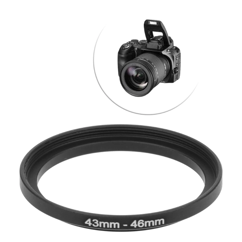 43mm To 46mm Metal Step Up Rings Lens Adapter Filter Camera Tool Accessories New