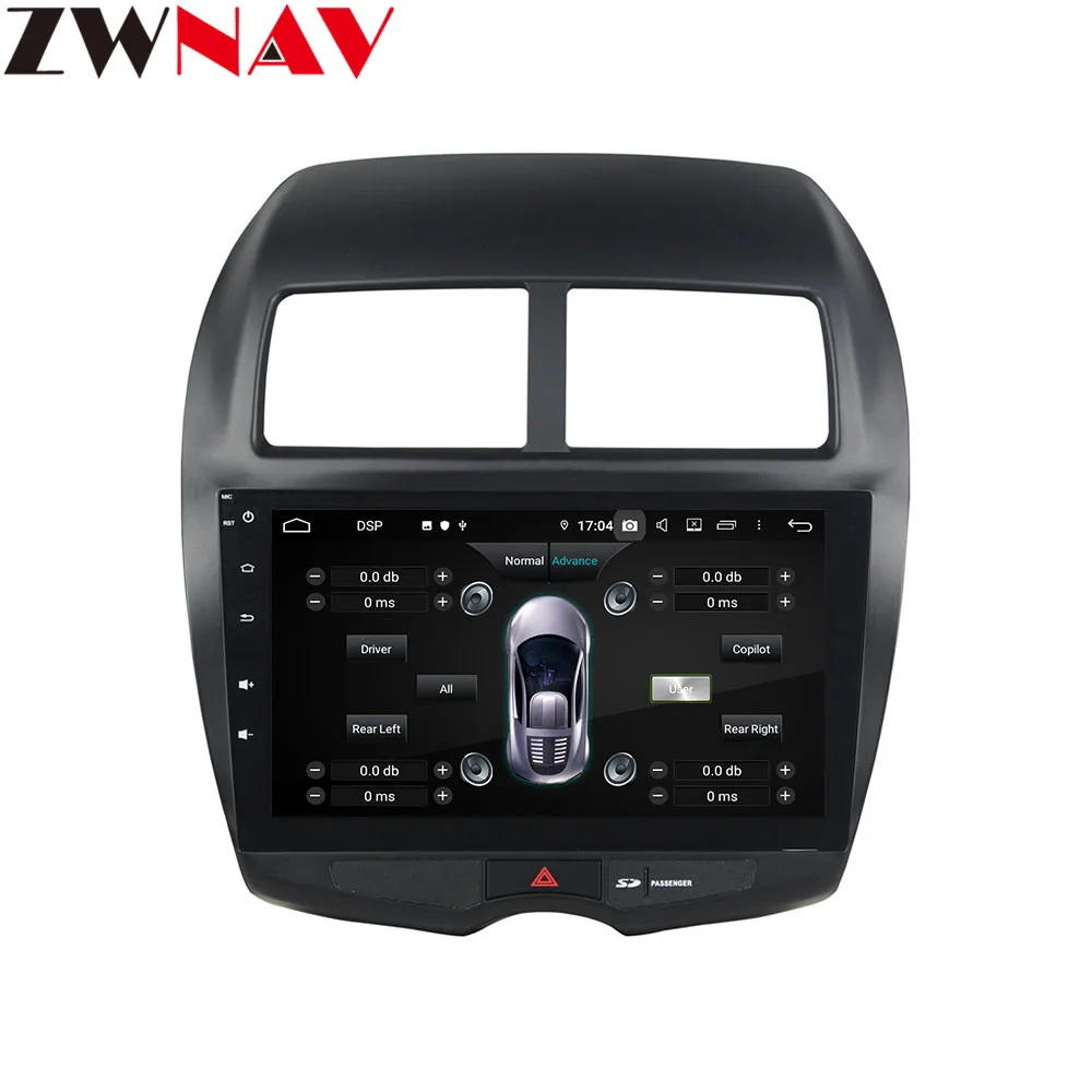 Flash Deal 10.2” Android 9 4+64G DSP Car Player 2 din GPS Navigation For Mitsubishi ASX 2010-2012 Head Unit Multimedia Player Tape Recorder 7