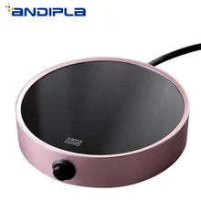 Многофункциональный домашний утеплитель нагревательная База Стеклянный цветочный чайник подогреватель портативный Кофе Молоко нагреватель чайный набор для подогрева офисный термостат