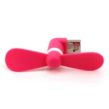 1Pc Peach Color New USB Gadget USB Mirco USB Mini Fan for Power Bank for Samsung for Lenovo Smartphones