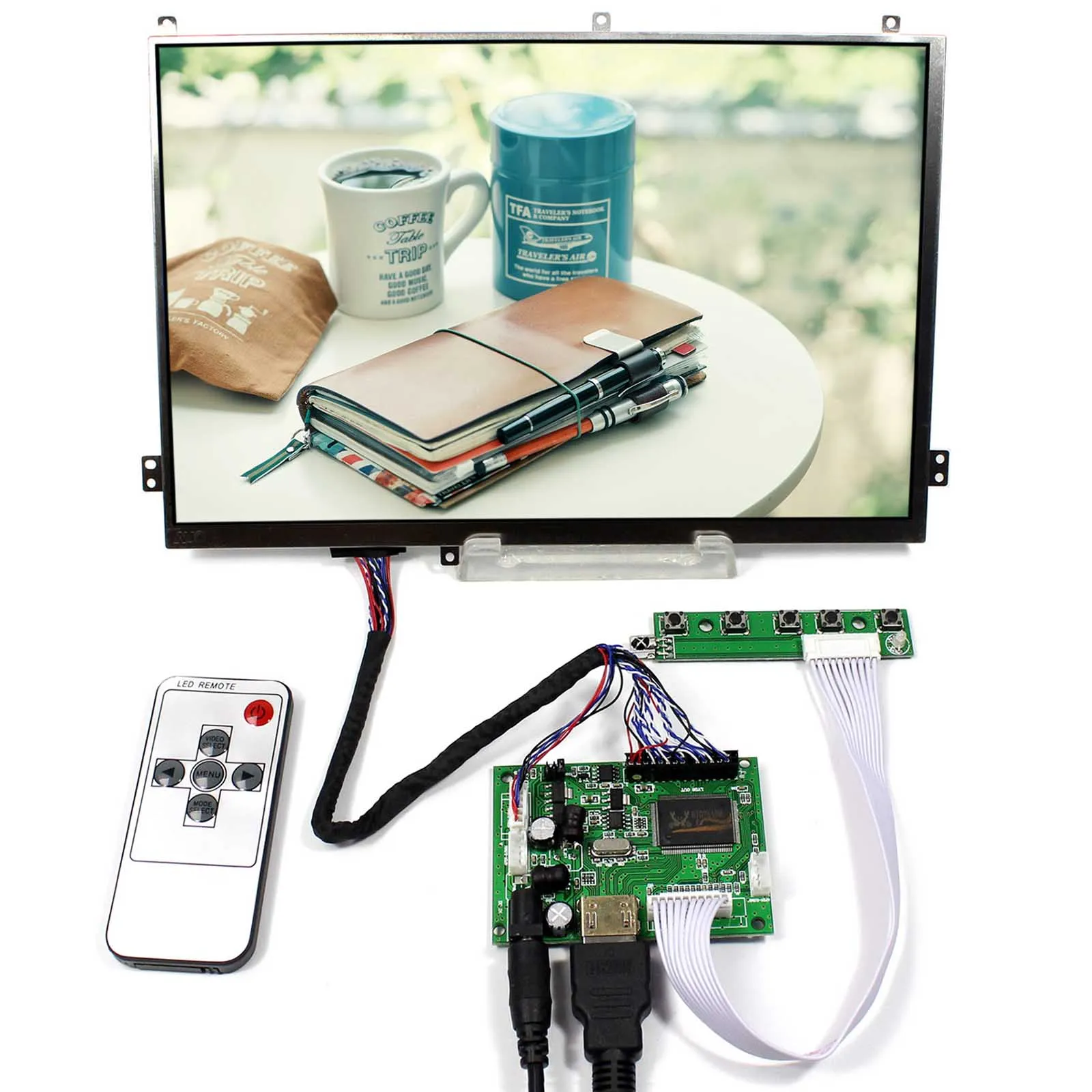 10.1inch IPS LCD Screen HDMI LCD Controller Board 1920X1200 Resolution