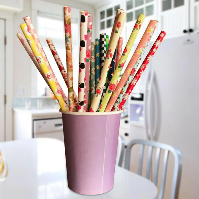 wholesale 10000pcs 334designs 10000 400pack Eco friendly straws paper