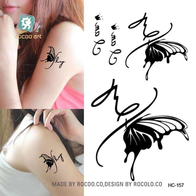 5 Stucke Wasserdichte Tattoo Ihr Leben Schaukel Crown Englisch Schmetterling Kleine Frische Muster Aufkleber Hc1157 Crown English Tattoo Lifewaterproof Tattoo Aliexpress