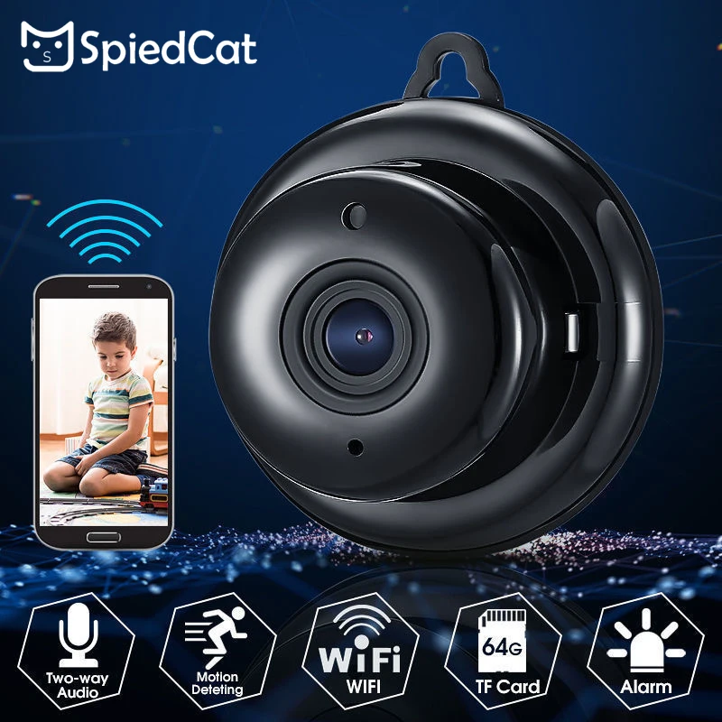 Домашняя Детская безопасность для домашних животных мини Wifi 720P IP Беспроводная