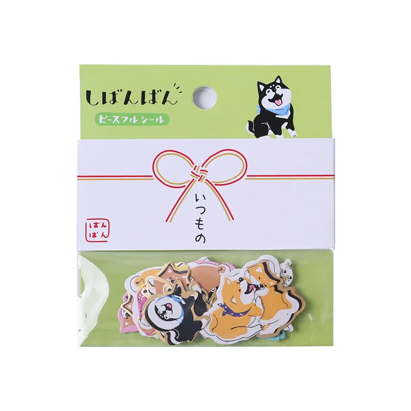 Kawaii японская Акита Собака Декоративные наклейки из бумаги васи Скрапбукинг