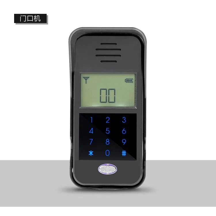 MOUNTAINONE Arrivial Беспроводной цифровой Audiio телефон двери, пароль разблокировки/домофон для 6-квартиры