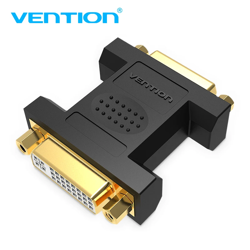 Vention DVI to DVI 24+ 5 адаптер Male-Female 2560 P преобразователь ТВЧ-сигналов для ПК ТВ-проектор коробка