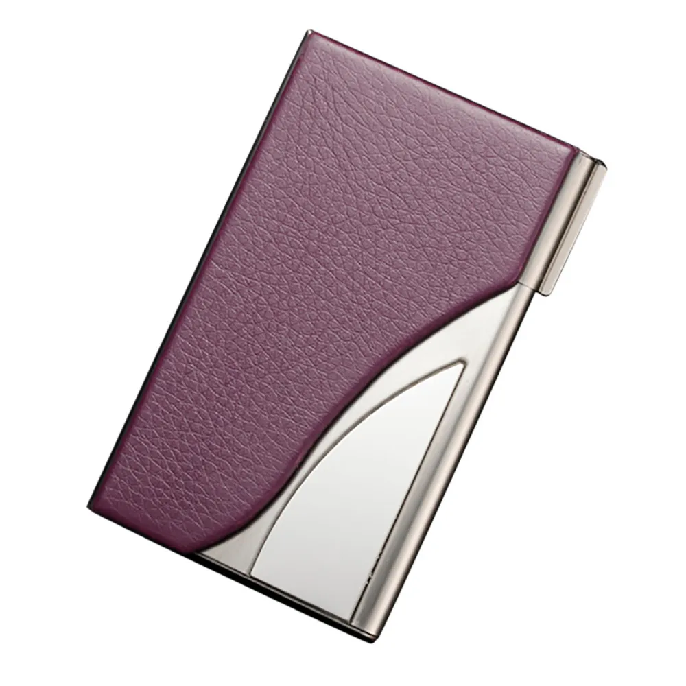 credit card holder Leather Stainless Steel Business Name Card Case Holder Elegant design Business Card Case#T2 credit card holder Leather Stainless Steel Business Name Card Case Holder Elegant design Business Card Case#T2