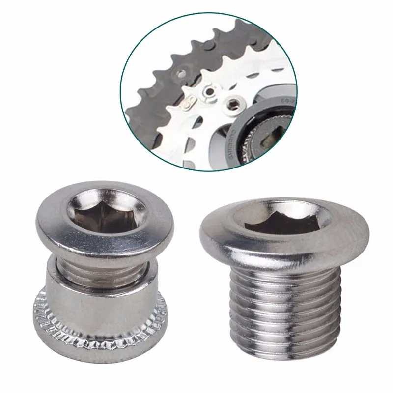 

1x Bike Chain Wheel And Cranks MTB Road Mountain Monolock Double Nut Bolts Parts