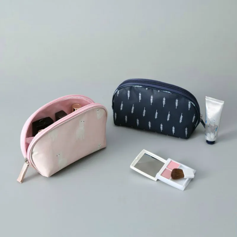 

Leaf Flamingo Travel Cosmetic Bag Women Clutch Zipper Makeup Bags Pouch Fashion Toiletry Make Up Organizer Case Bag