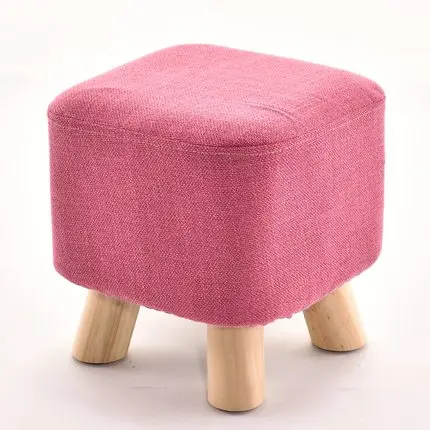 Обувь Transday деревянный табурет креативная модная обувь диван табурет скамейка Бытовая - Цвет: Розовый