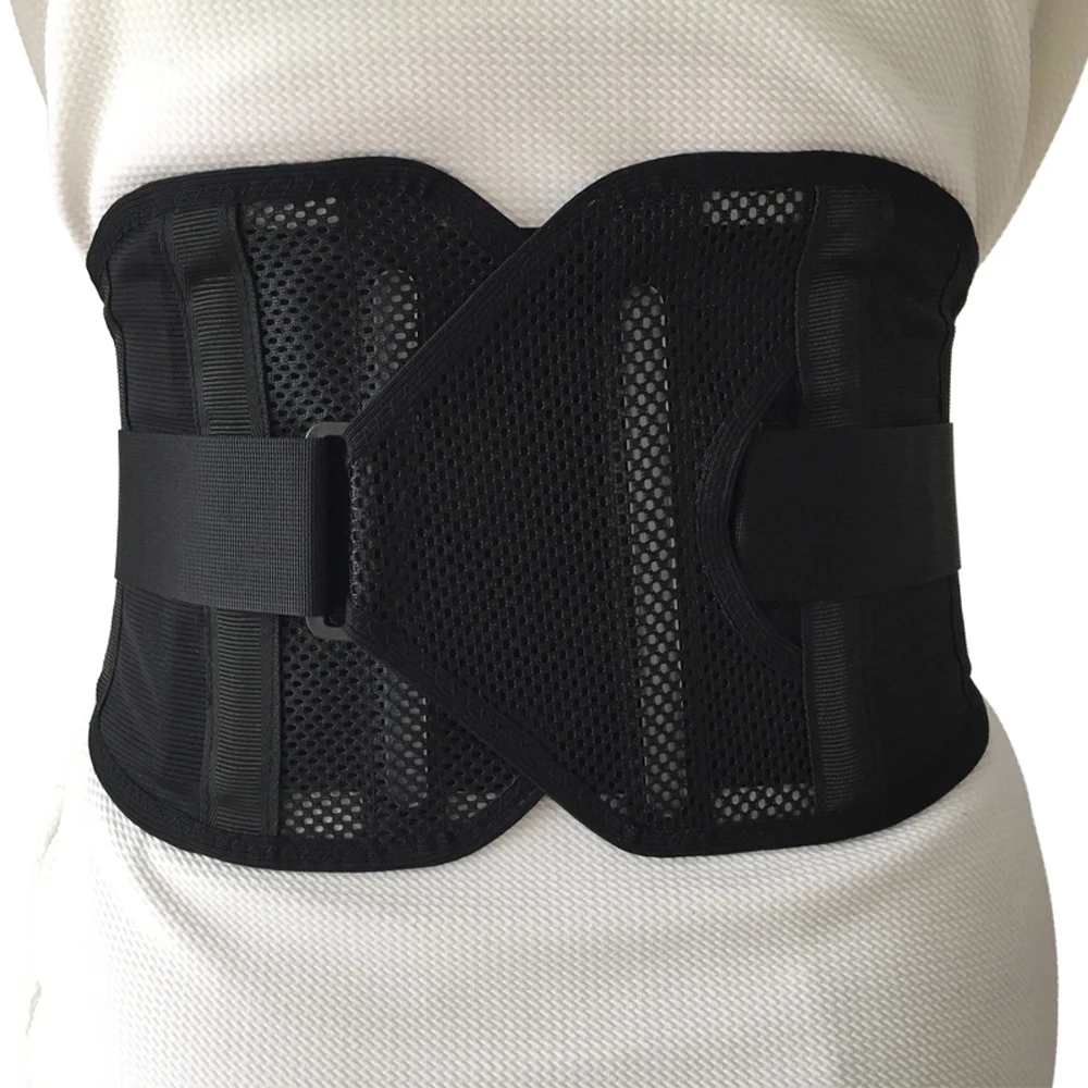 Mesh Waist Support Brace Belt Orthopedic Lower Back Support Brace