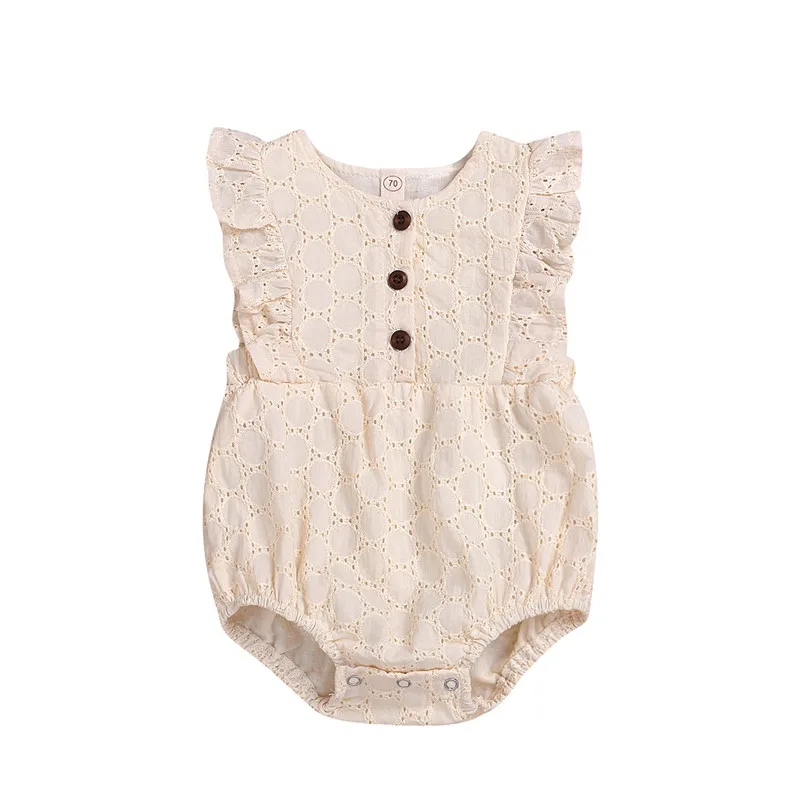 

Baby Girls Lace Rompers 0-24M Summer Cotton Baby Princess Overalls Hollow Out Clothes Roupas Newborn Girls Body Jumpsuit