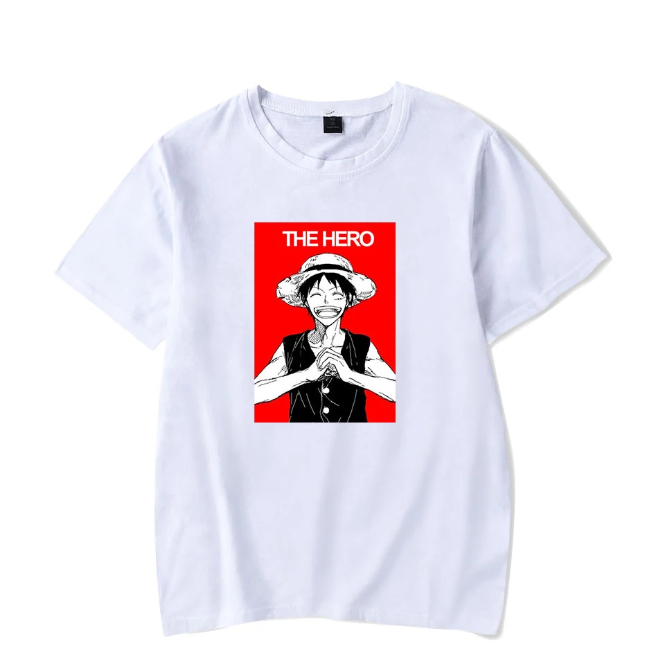 

hot T-shirt fashion One Piece Casual T-shirt men's women's short-sleeved printed O-neck comfortable short-sleeved T-shirt