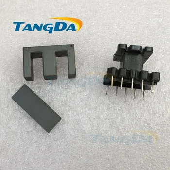 

Tangda EI28 Bobbin Soft Ferrite core+skeleton Transformer EI Bobbin High frequency Power 5+5P 10pin PC40 ertical sewing A.