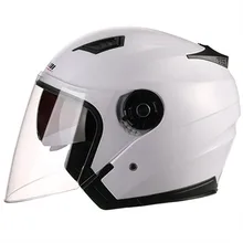 2017 Nuovo Arrivo JIEKAI doppia Lente Aperto Viso del casco del motociclo 3/4 casco da moto 9 colori disponibili unisex helemt