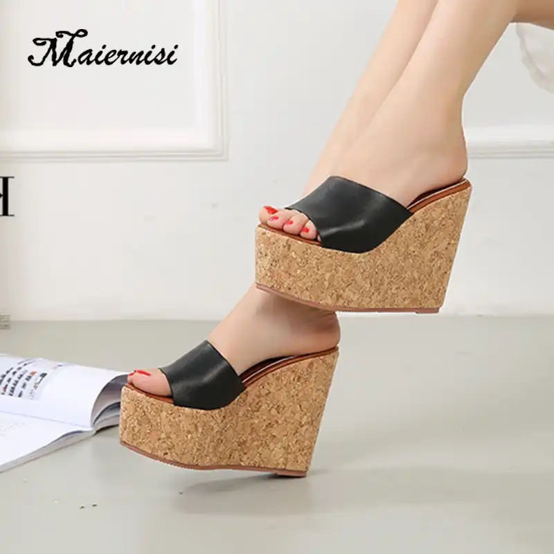 platform high heel casual sandals